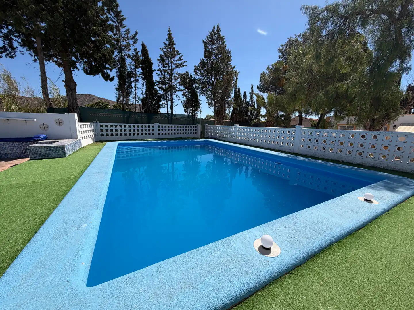 Piscina de Casa o xalet en venda en Aspe amb Aire condicionat, Calefacció i Jardí privat