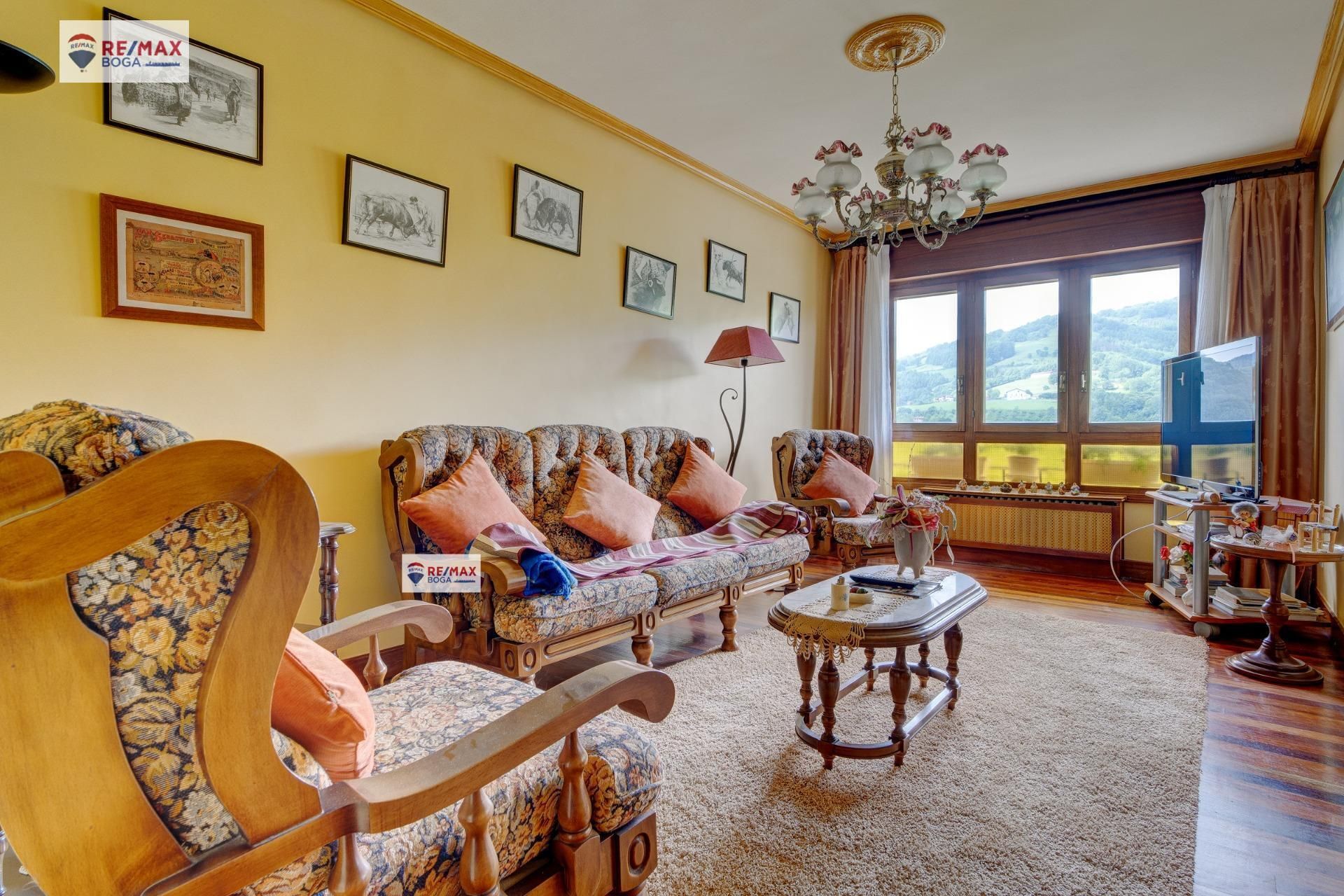 Living room of Single-family semi-detached for sale in Berastegi  with Heating, Private garden and Terrace
