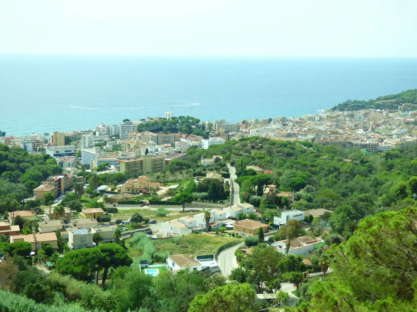 Vista exterior de Casa o xalet en venda en Lloret de Mar amb Aire condicionat, Calefacció i Jardí privat