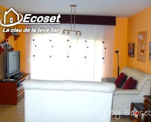 Living room of Single-family semi-detached for sale in Vallirana  with Air Conditioner, Terrace and Swimming Pool