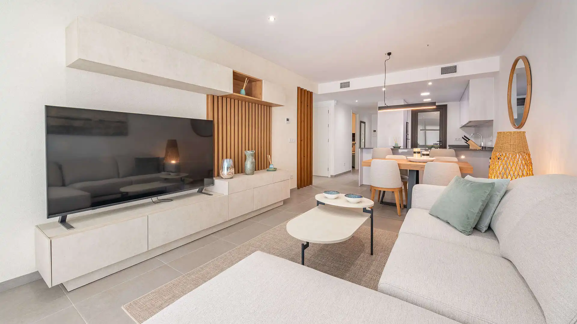 Living room of Flat for sale in Capdepera  with Heating, Terrace and Balcony
