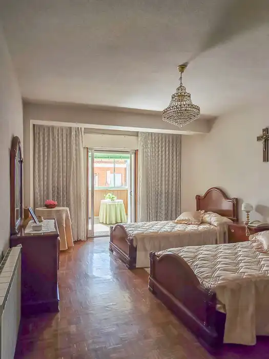 Schlafzimmer von Wohnung zum Verkauf in Alcobendas mit Heizung, Parkett und Terrasse