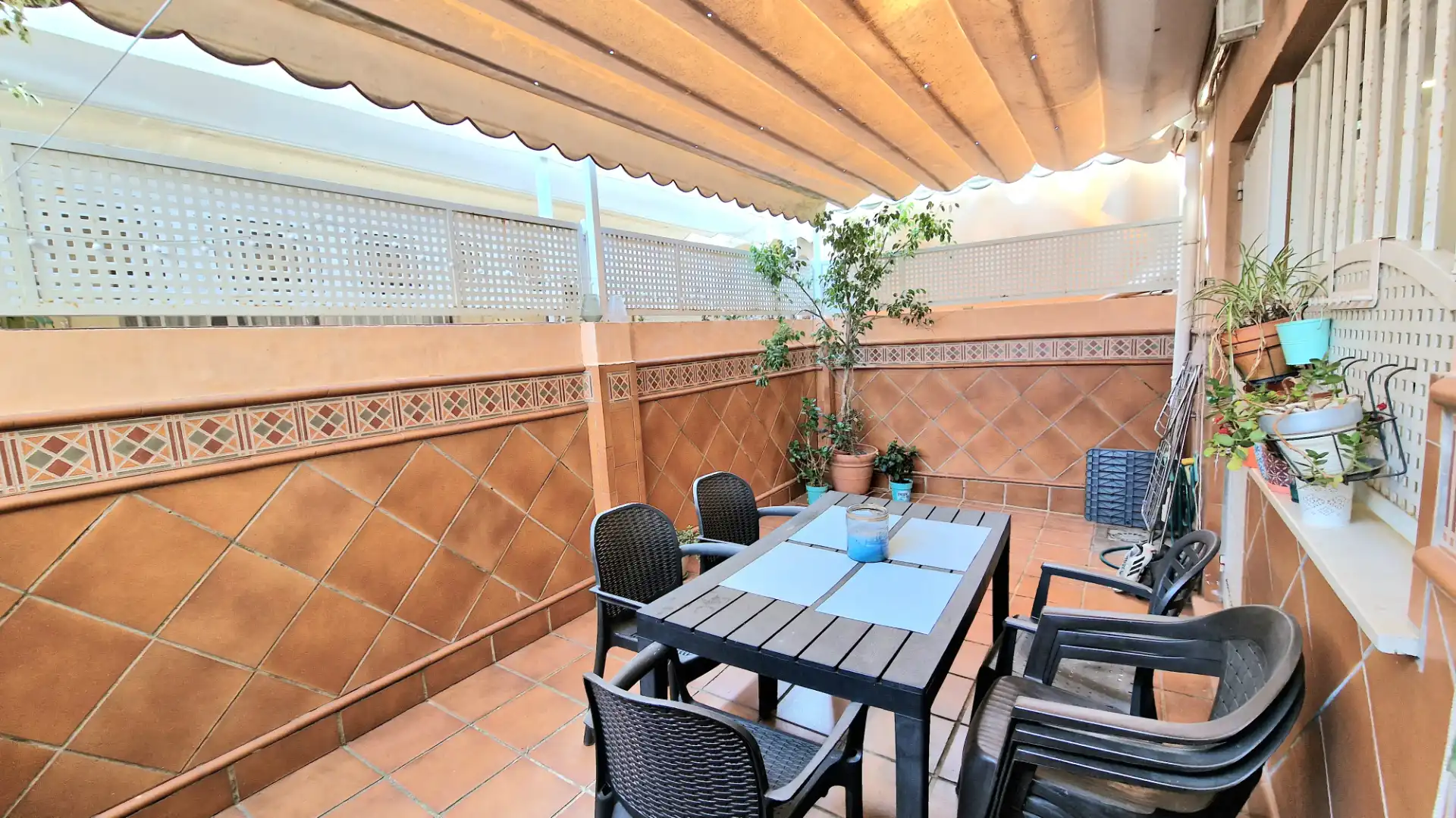 Terraza de Casa adosada en venta en Mairena del Aljarafe con Aire acondicionado