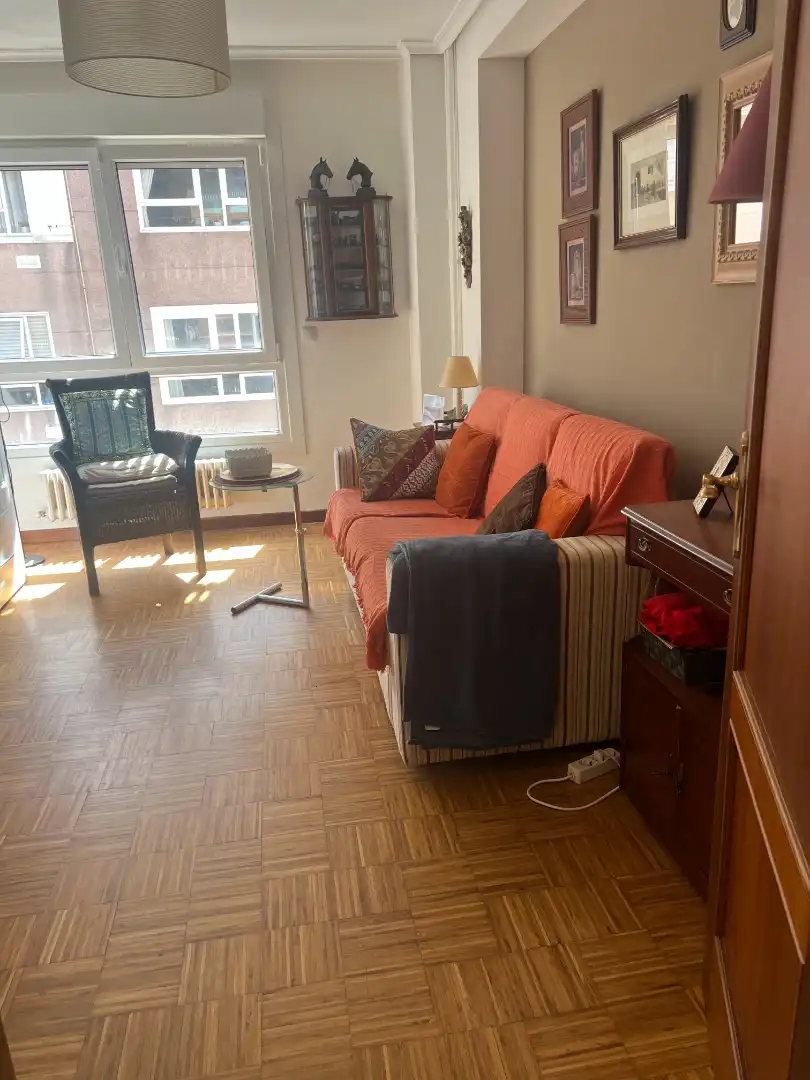 Living room of Apartments for sale in Baiona  with Heating, Furnished and Washing machine