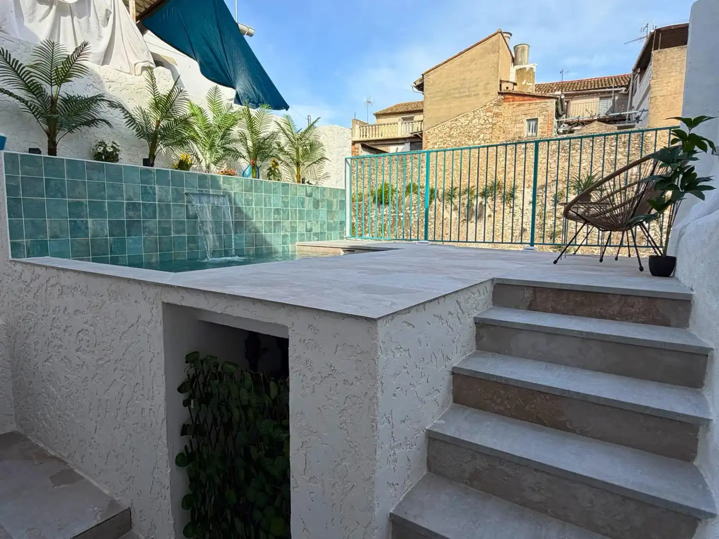 Terrassa de Casa o xalet en venda en Manuel amb Aire condicionat, Piscina i Moblat