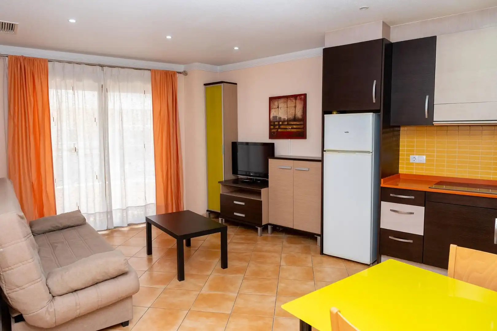Sala d'estar de Apartament en venda en Formentera del Segura amb Aire condicionat, Terrassa i Moblat