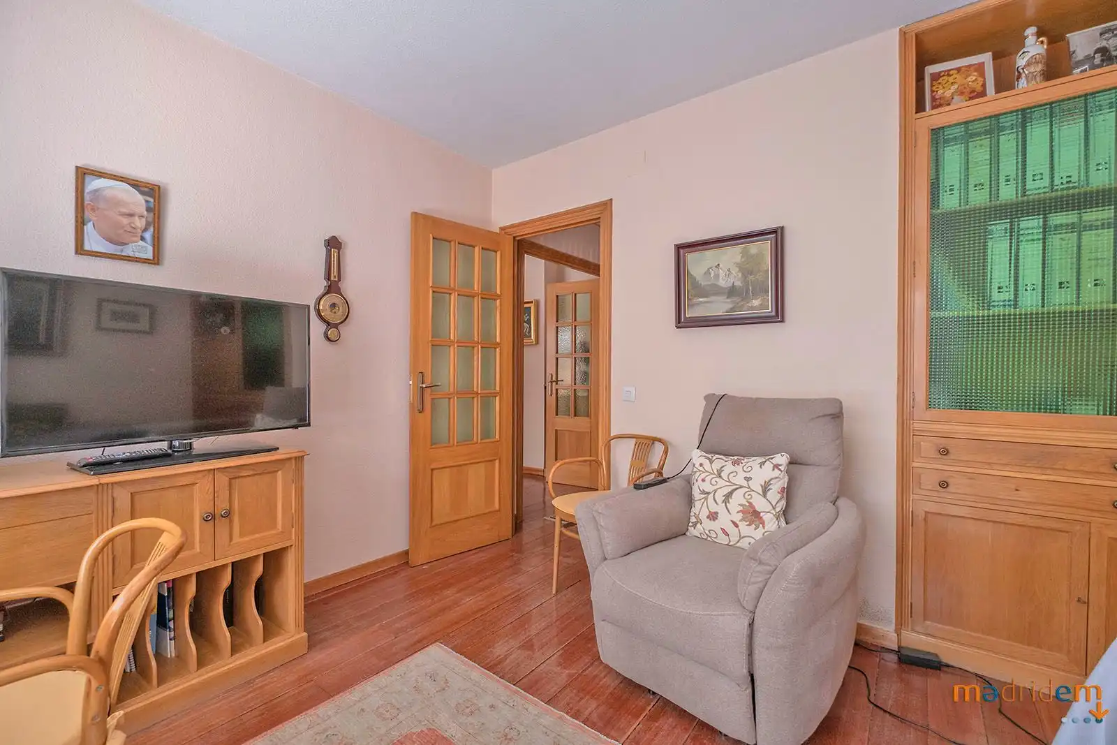 Living room of Apartments for sale in Madrid  with Air Conditioner, Heating and Private garden