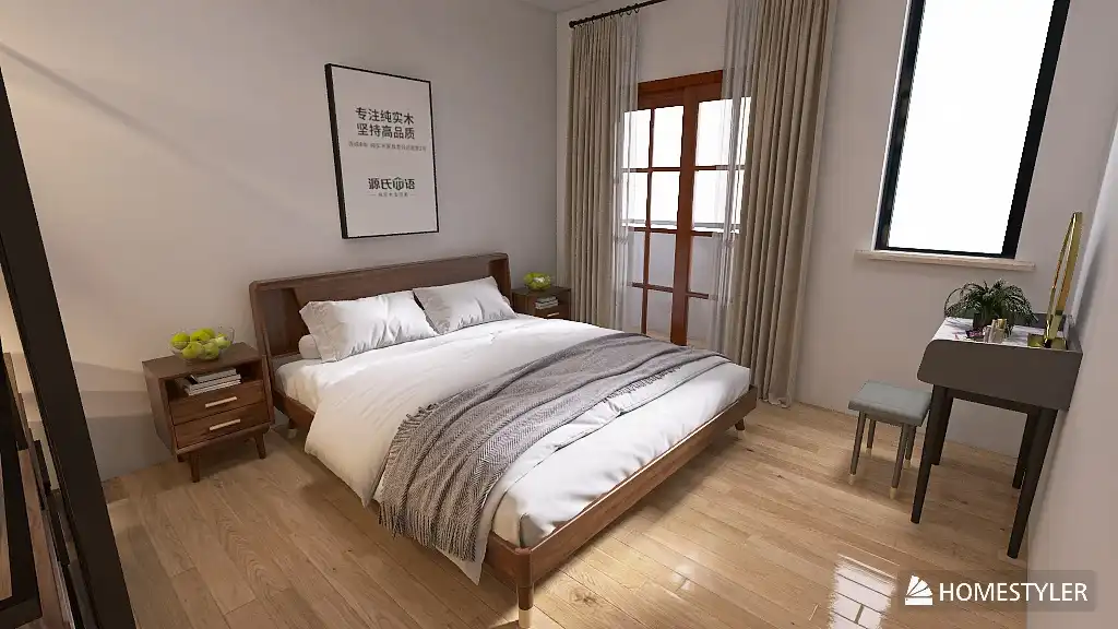 Schlafzimmer von Loft zum Verkauf in Barcelona mit Balkon
