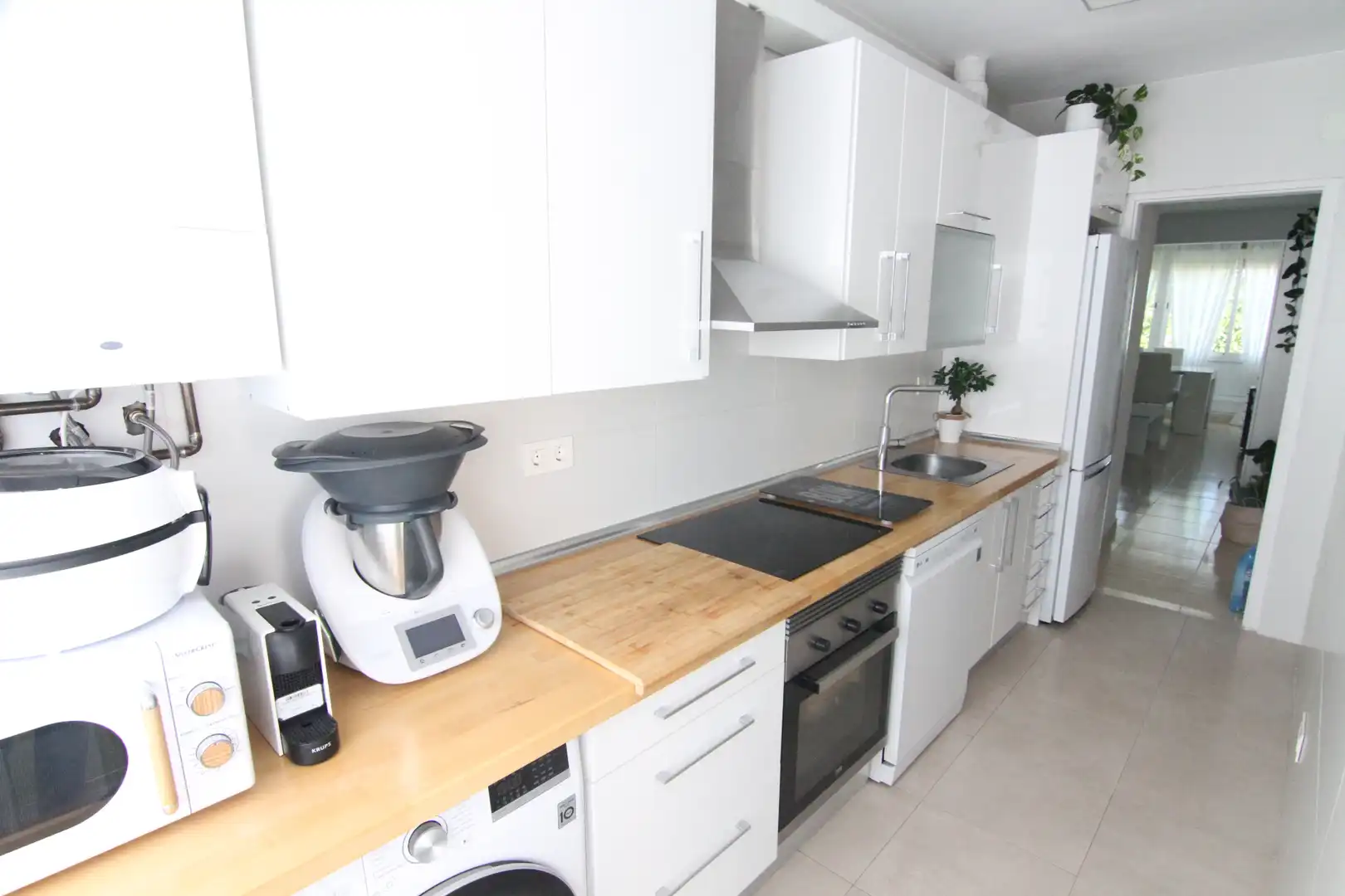 Küche von Wohnung zum Verkauf in Collbató mit Klimaanlage, Heizung und Balkon