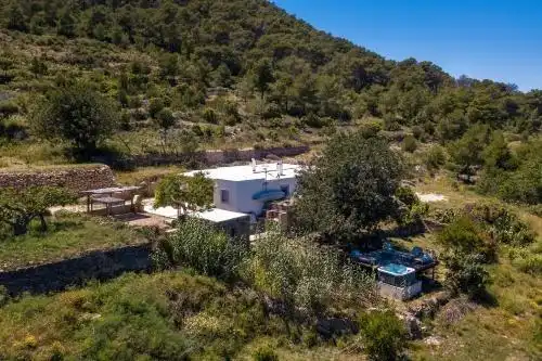 Vista exterior de Casa o chalet de alquiler en Sant Josep de sa Talaia con Jardín privado, Terraza y Amueblado