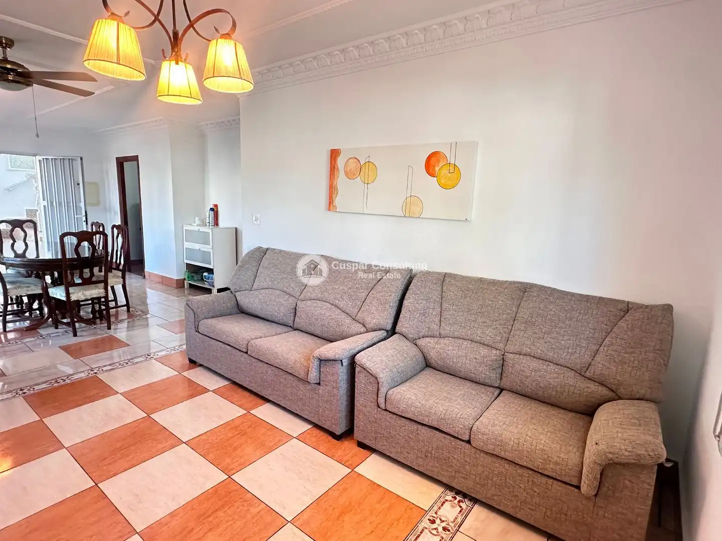 Sala de estar de Casa o chalet en venta en La Manga del Mar Menor con Calefacción, Terraza y Amueblado