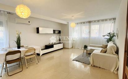 Living room of Flat for sale in Alicante / Alacant  with Air Conditioner, Private garden and Furnished