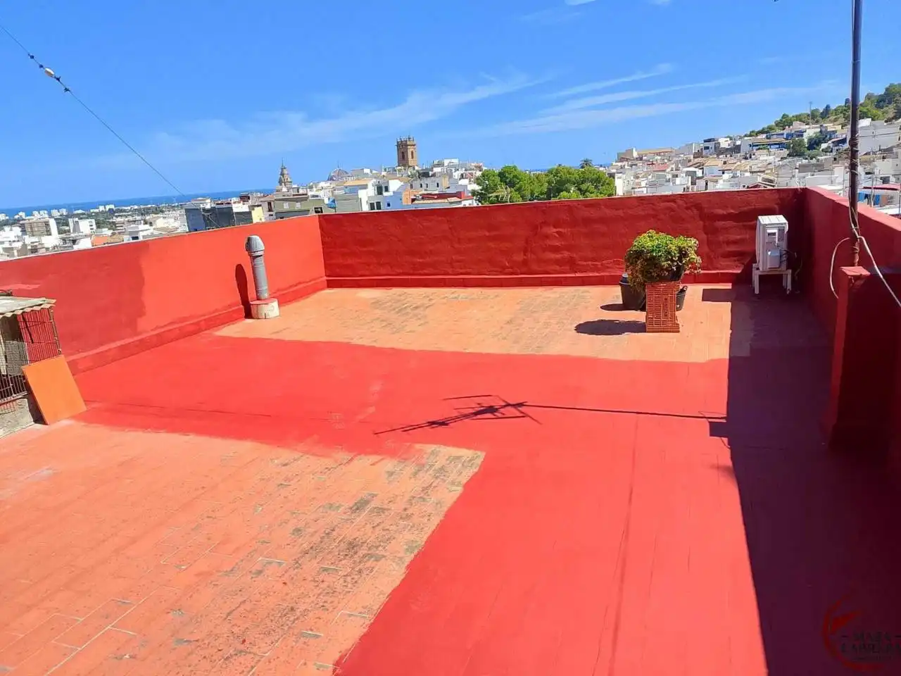 Terrassa de Casa adosada en venda en Oliva amb Aire condicionat, Jardí privat i Terrassa