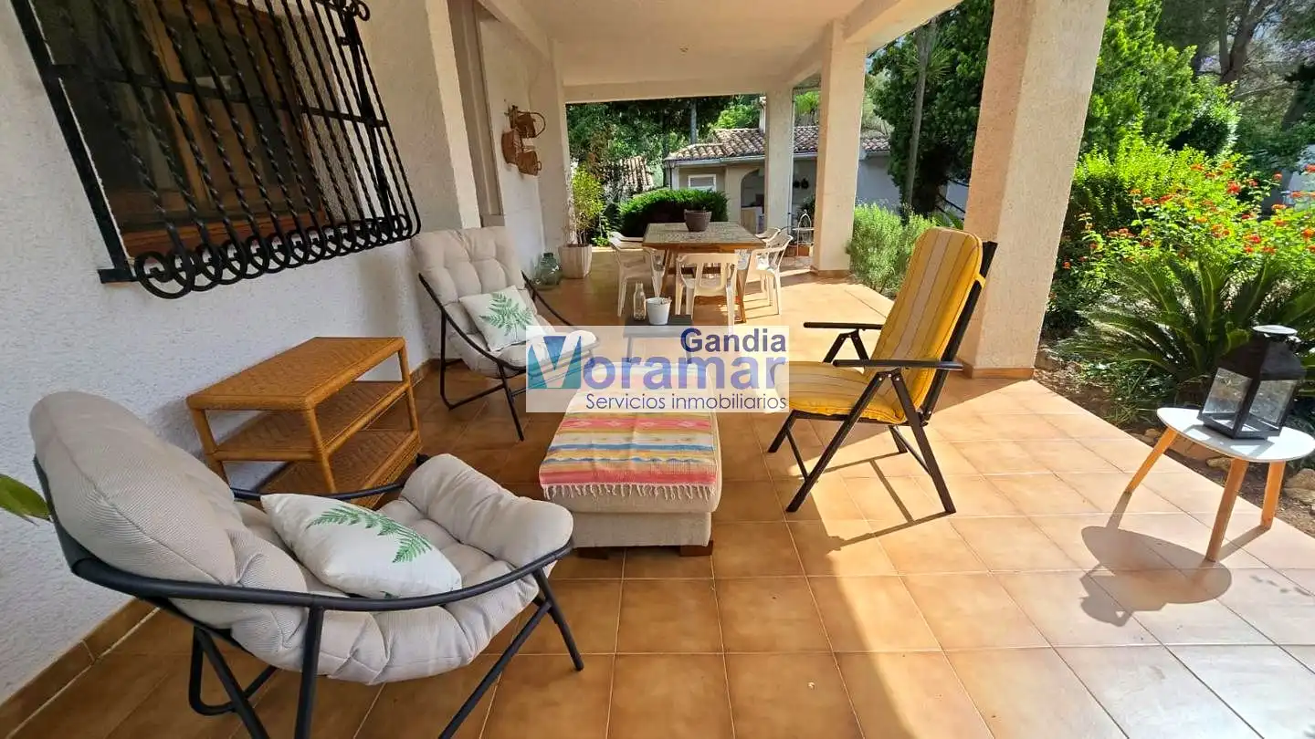 Terraza de Casa o chalet de alquiler en Barx con Jardín privado, Terraza y Piscina