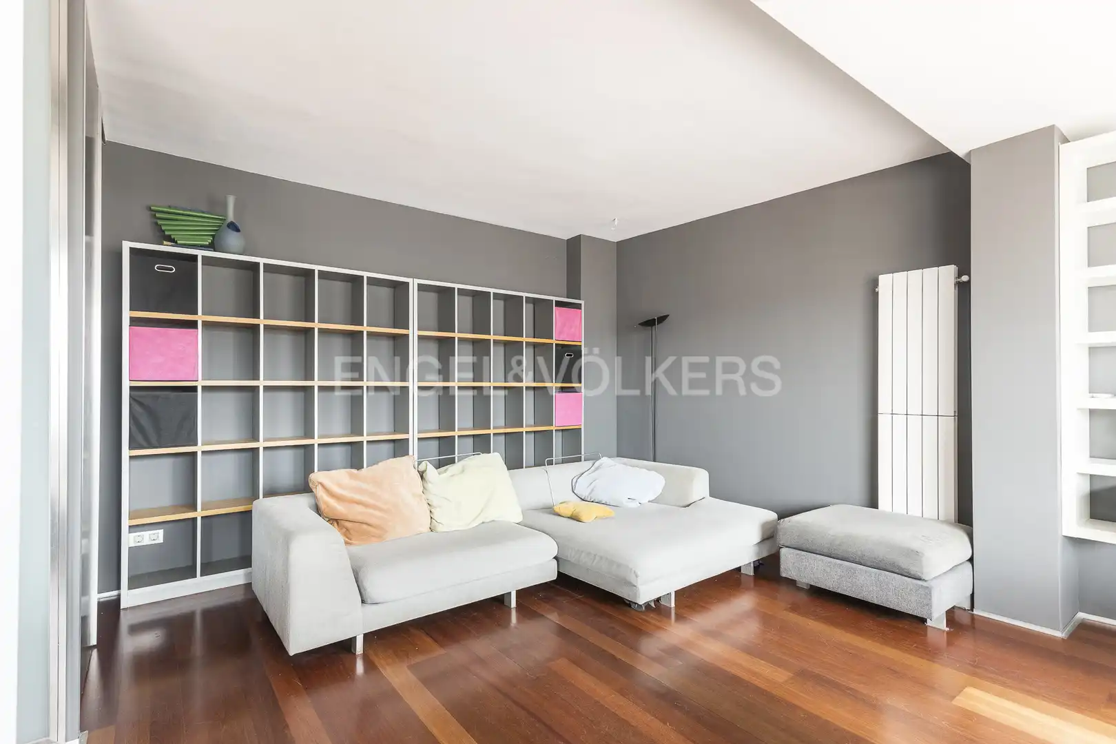Sala d'estar de Pis de lloguer en Barcelona amb Aire condicionat, Calefacció i Parquet