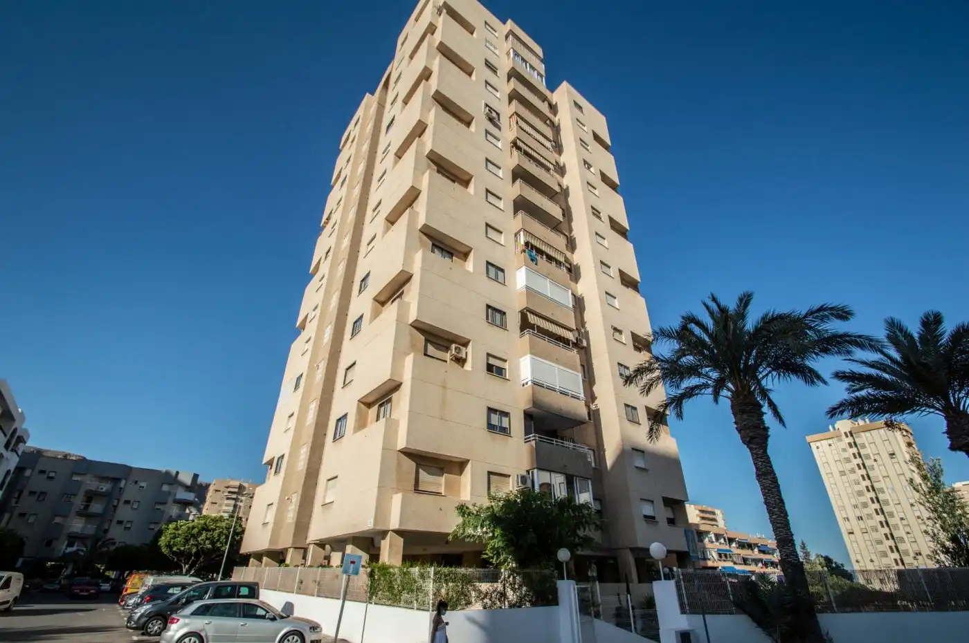 Exterior view of Flat for rent in Roquetas de Mar  with Terrace and Community pool