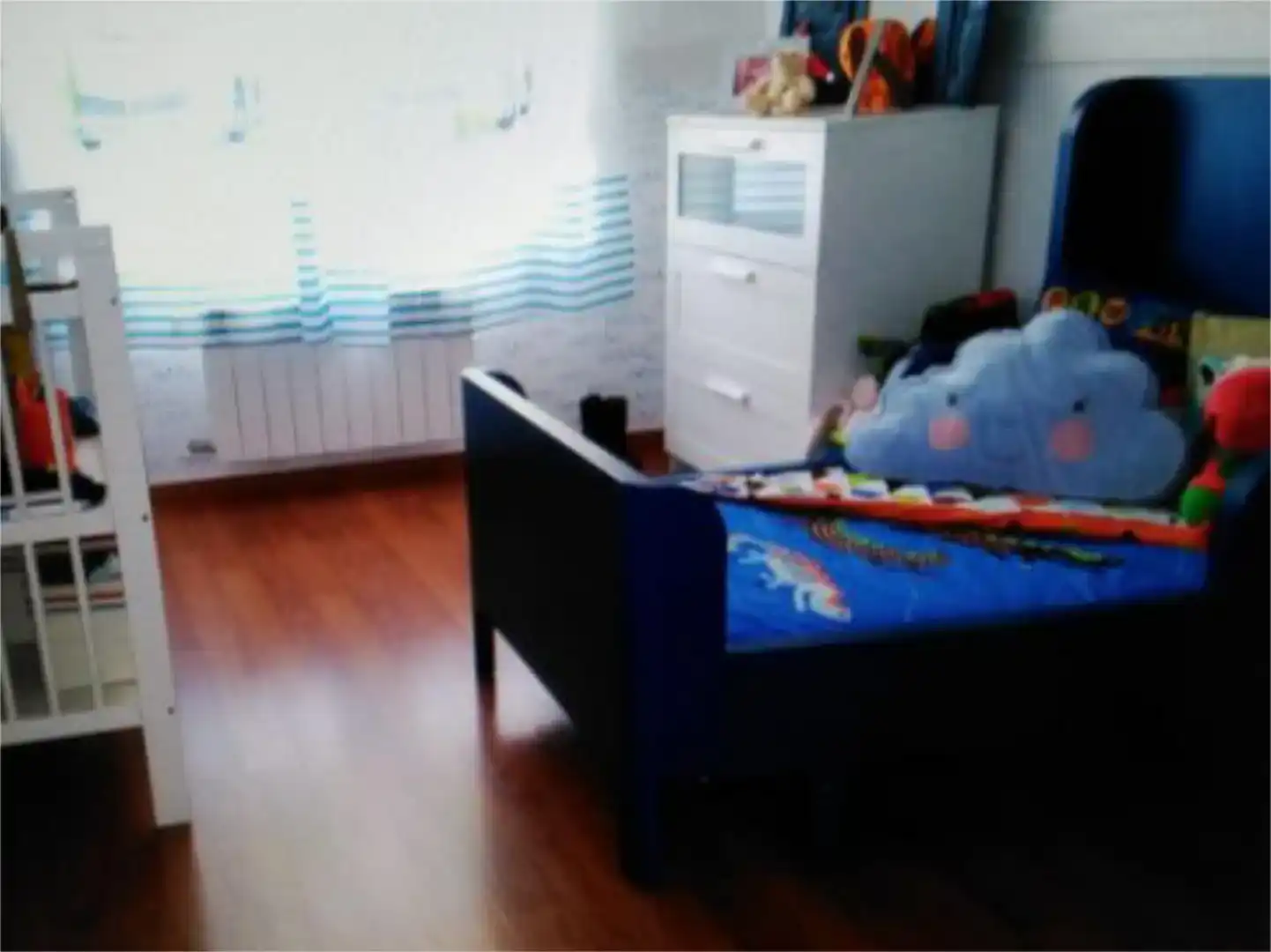 Schlafzimmer von Wohnung zum Verkauf in Elda mit Klimaanlage, Privatgarten und Parkett