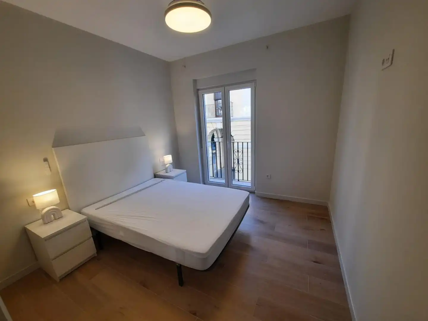 Bedroom of Flat for rent in Almansa  with Air Conditioner, Furnished and Balcony