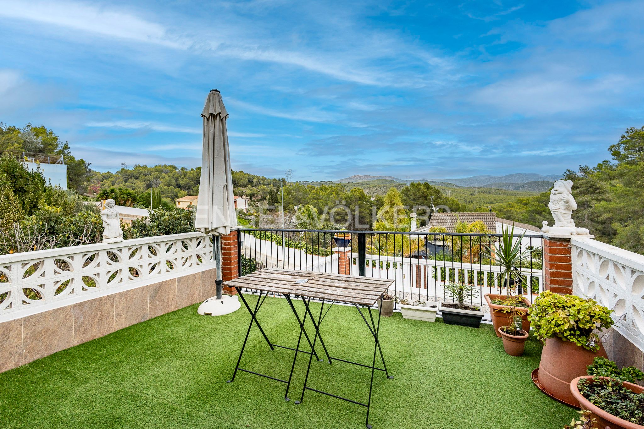 Terraza de Casa o chalet en venta en Sant Pere de Ribes con Aire acondicionado, Calefacción y Jardín privado