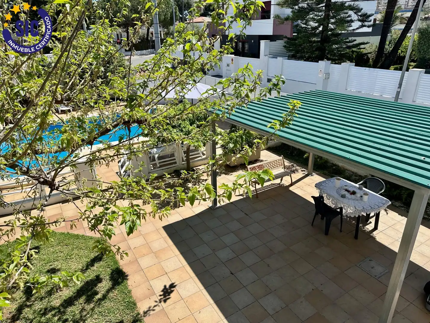 Terraza de Casa o chalet en venta en Benicasim / Benicàssim con Aire acondicionado, Jardín privado y Terraza