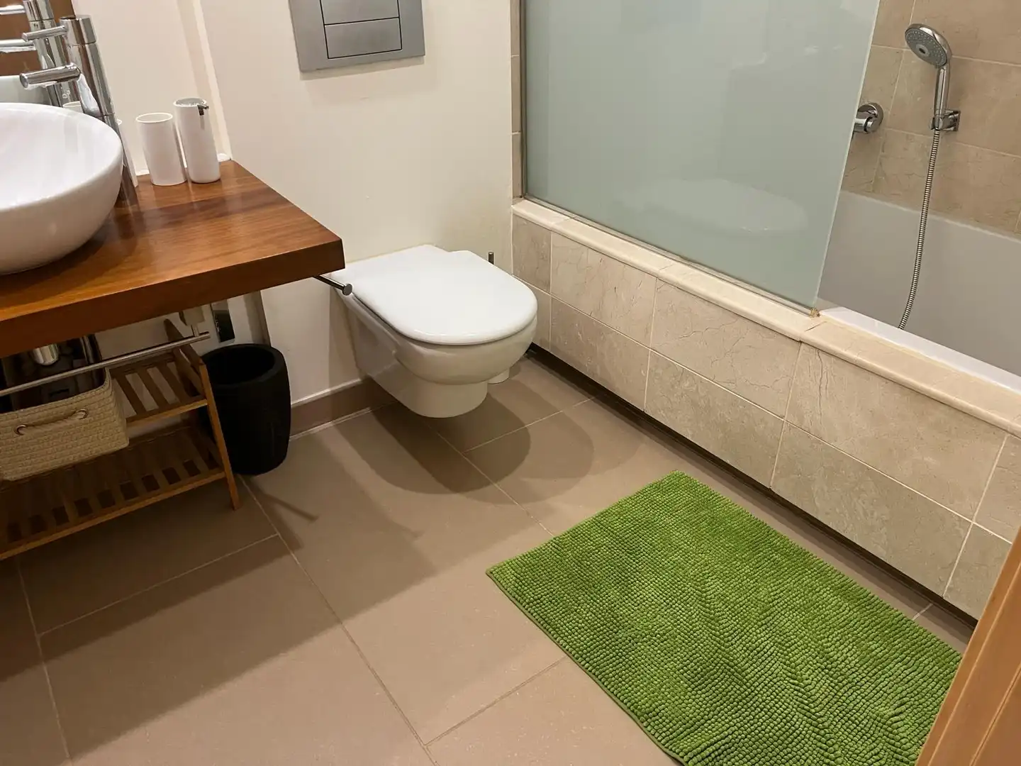Badezimmer von Wohnung zur Miete in Santanyí mit Klimaanlage, Heizung und Terrasse