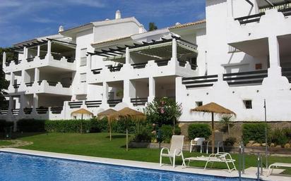 Exterior view of Flat for sale in Benalmádena  with Parquet flooring, Terrace and Storage room