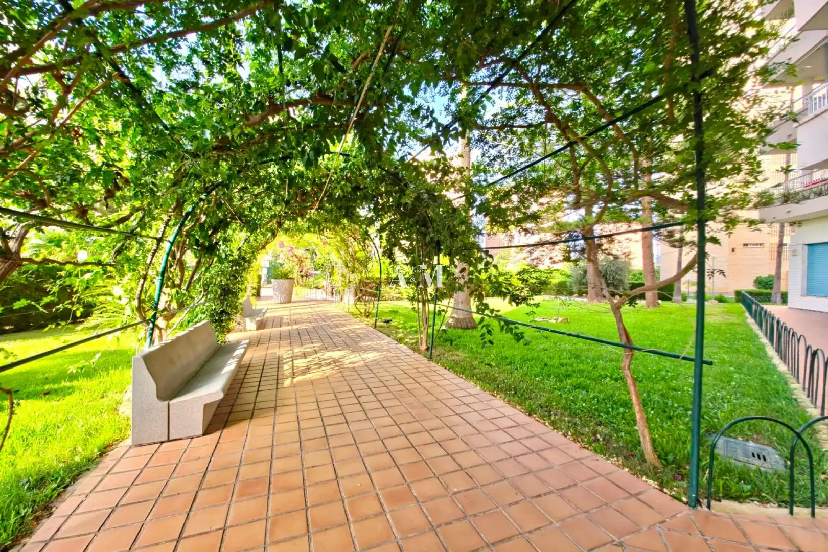Garten von Wohnung zur Miete in Orihuela mit Klimaanlage, Heizung und Terrasse