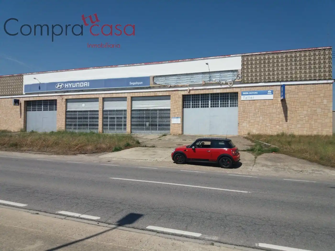Vista exterior de Nave industrial de alquiler en Cantalejo con Calefacción
