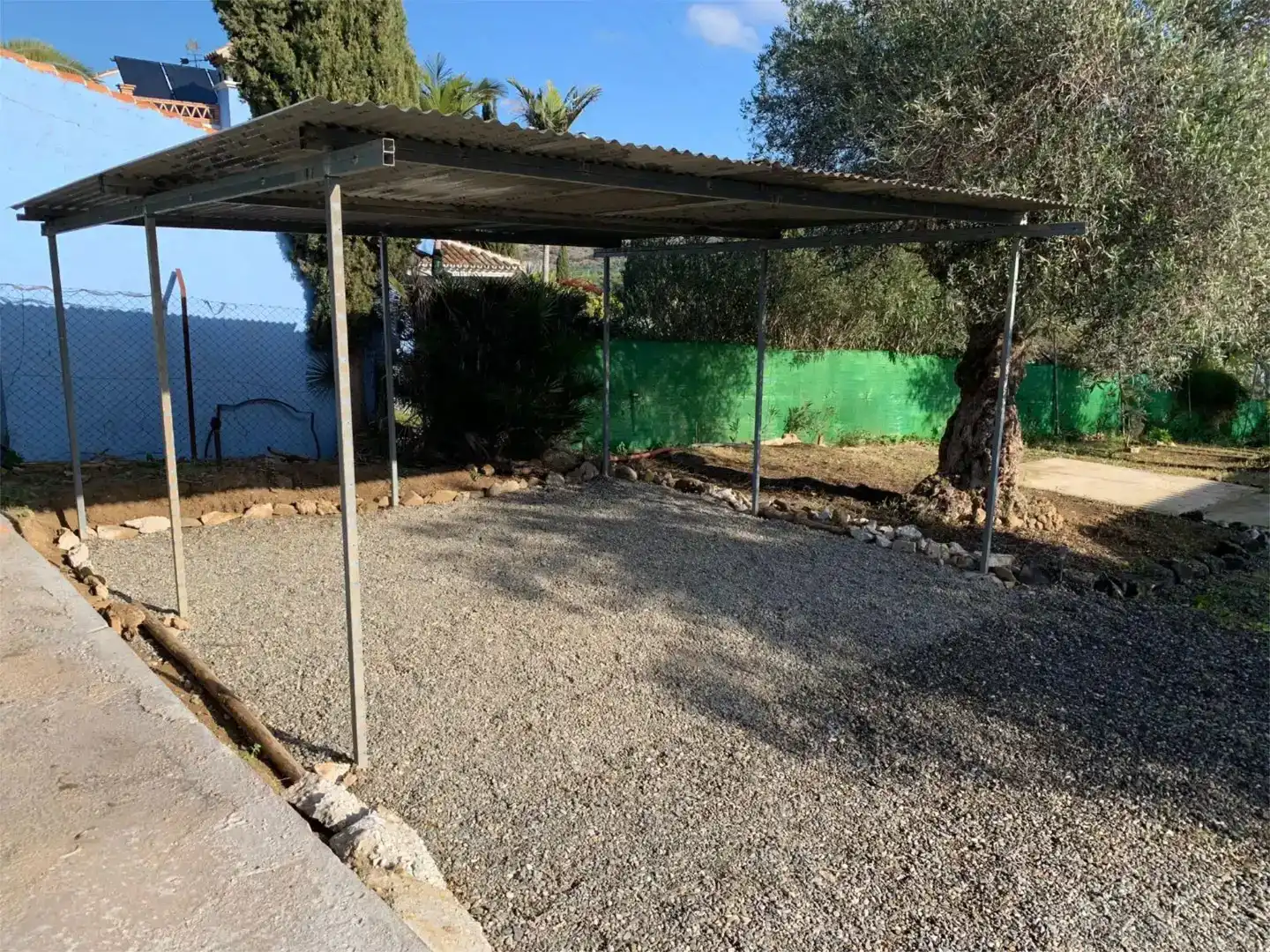Parkplatz von Country house zur Miete in Alhaurín El Grande mit Privatgarten, Schwimmbad und Möbliert