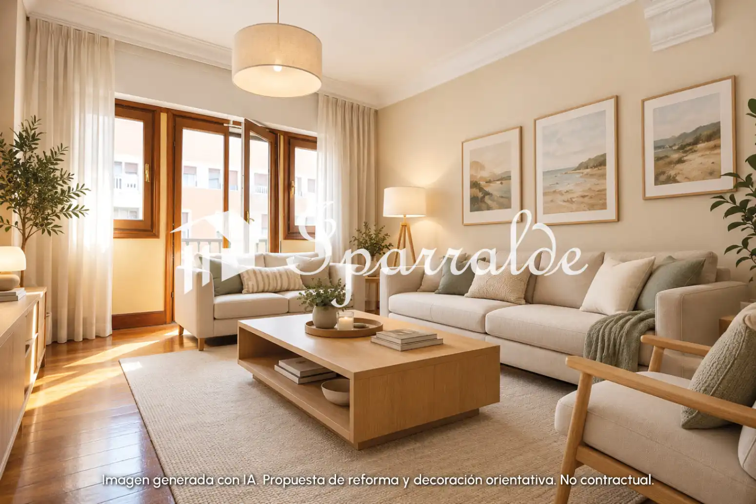 Living room of Flat for sale in Centro - Mendibil - Santiago