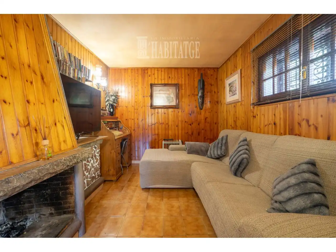Sala d'estar de Casa o xalet en venda en Les Masies de Voltregà amb Calefacció i Jardí privat