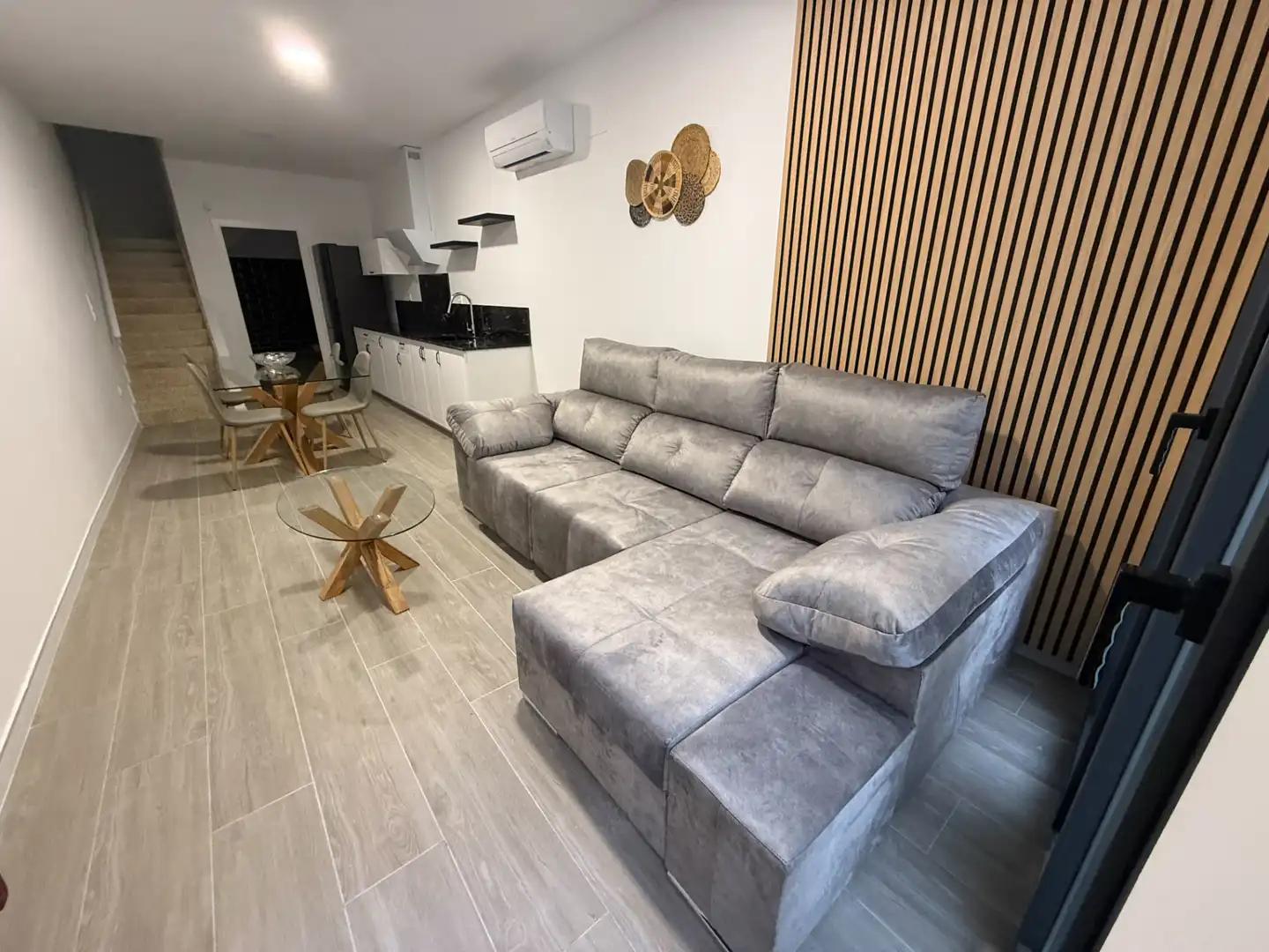Sala d'estar de Casa adosada en venda en Benicarló amb Aire condicionat, Calefacció i Terrassa
