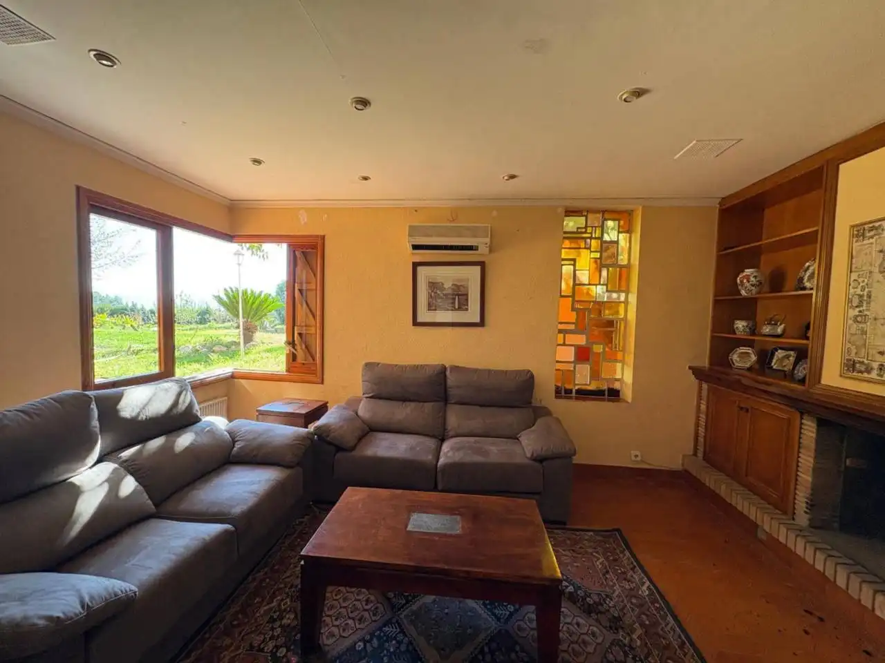 Sala de estar de Casa o chalet en venta en Muro de Alcoy con Aire acondicionado, Jardín privado y Piscina comunitaria