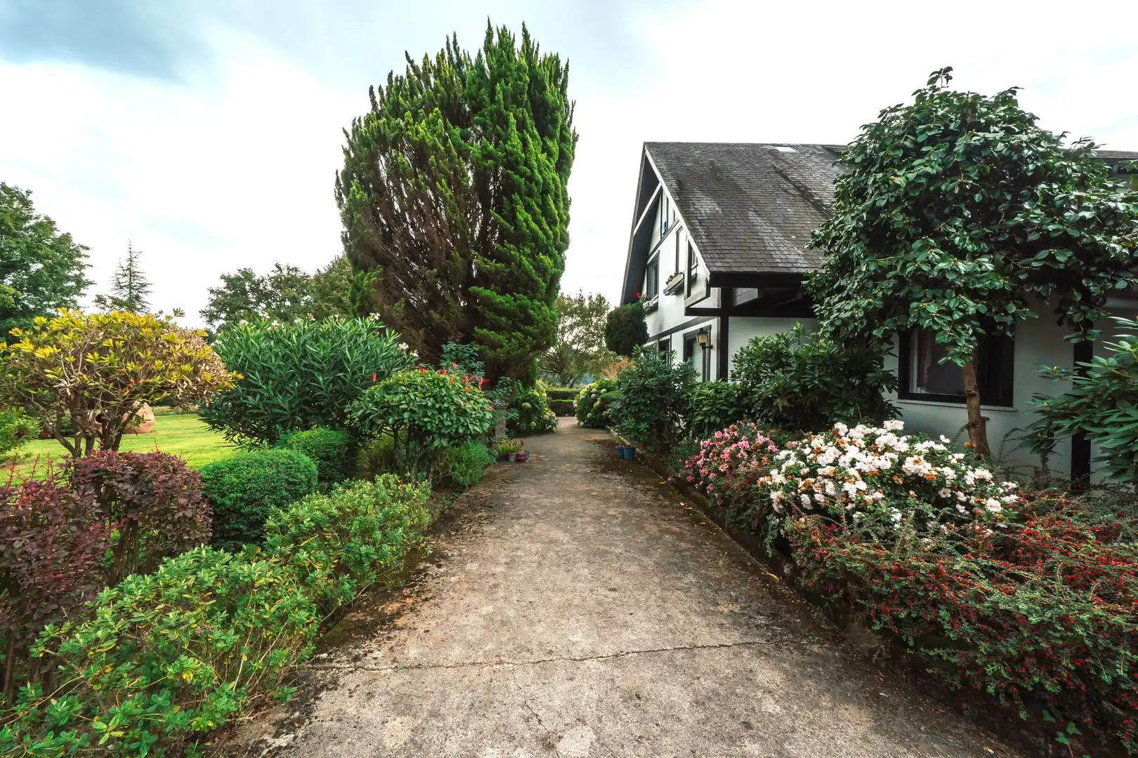 Jardín de Casa o chalet en venta en Fruiz con Aire acondicionado, Calefacción y Jardín privado