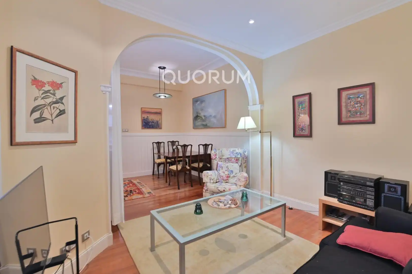 Living room of Flat for rent in Indautxu
