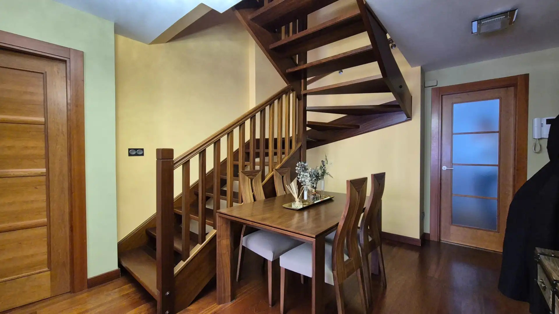 Dining room of Duplexes for sale in Palencia  with Heating, Parquet flooring and Storage room