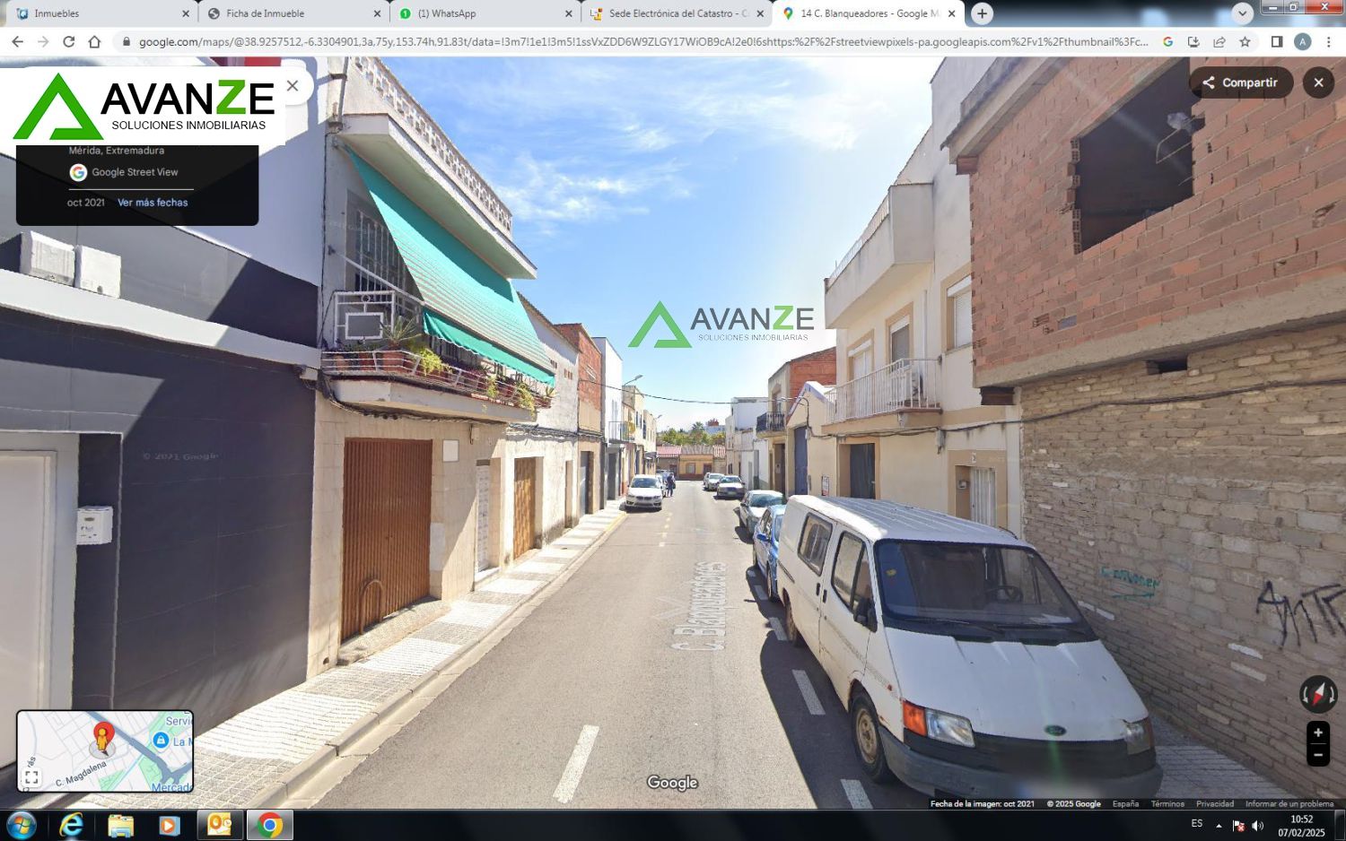Vista exterior de Casa o xalet en venda en Mérida amb Terrassa i Balcó
