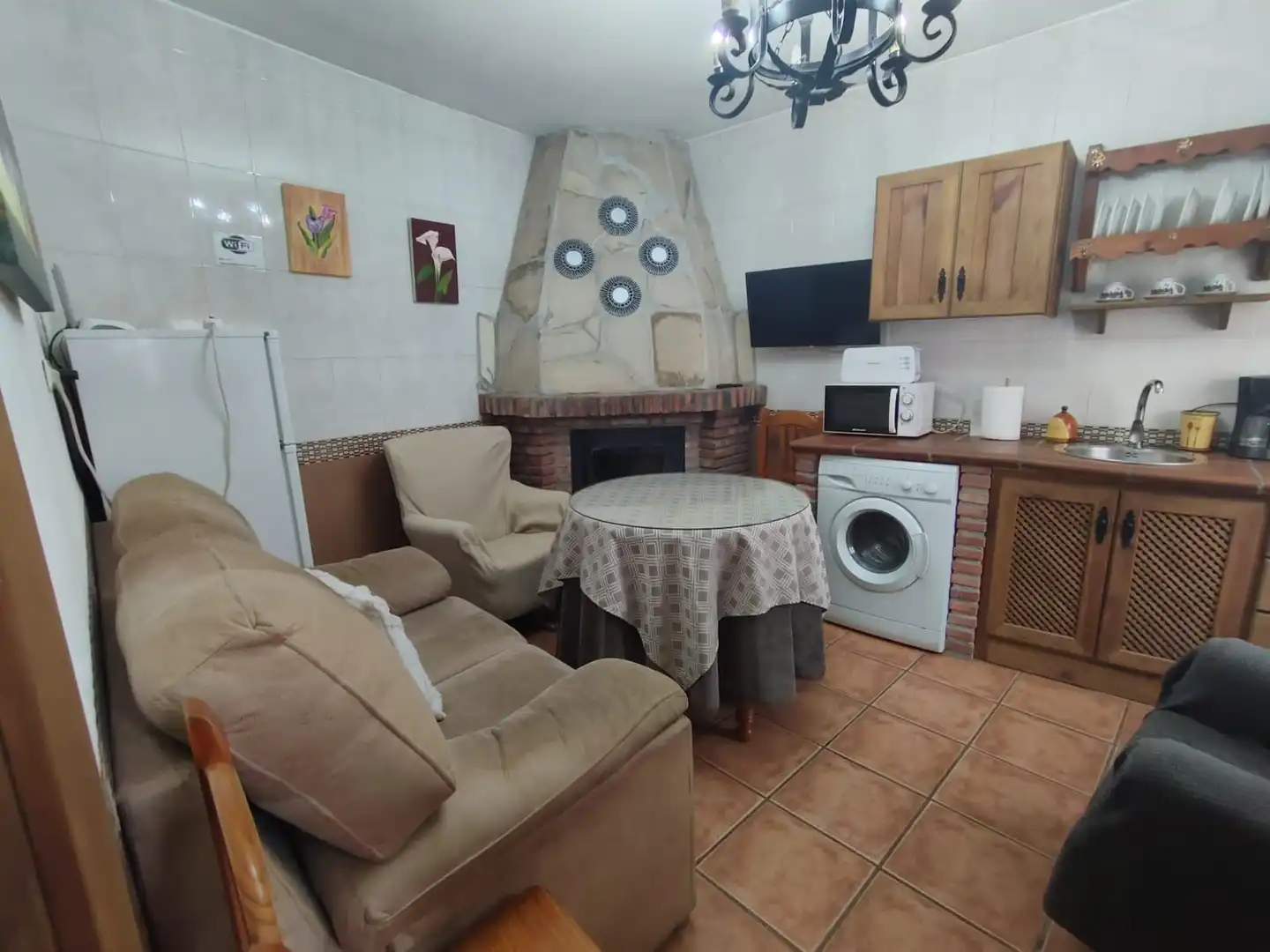 Living room of Country homes for sale in Guadix  with Furnished, Oven and Washing machine