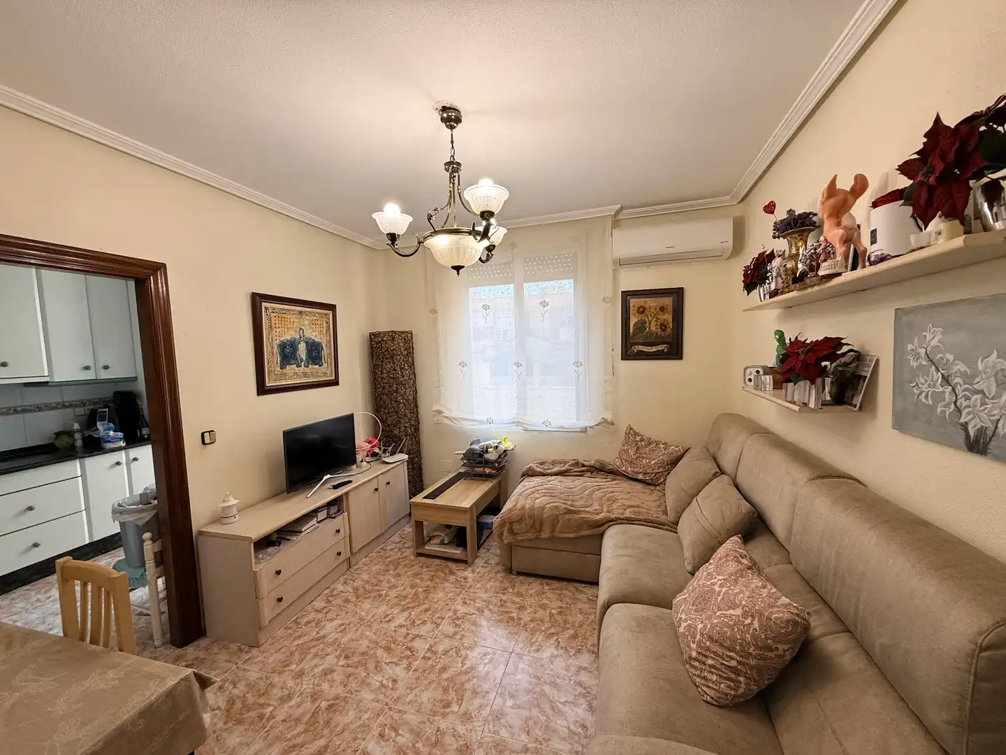 Sala de estar de Piso de alquiler en Cartagena con Amueblado