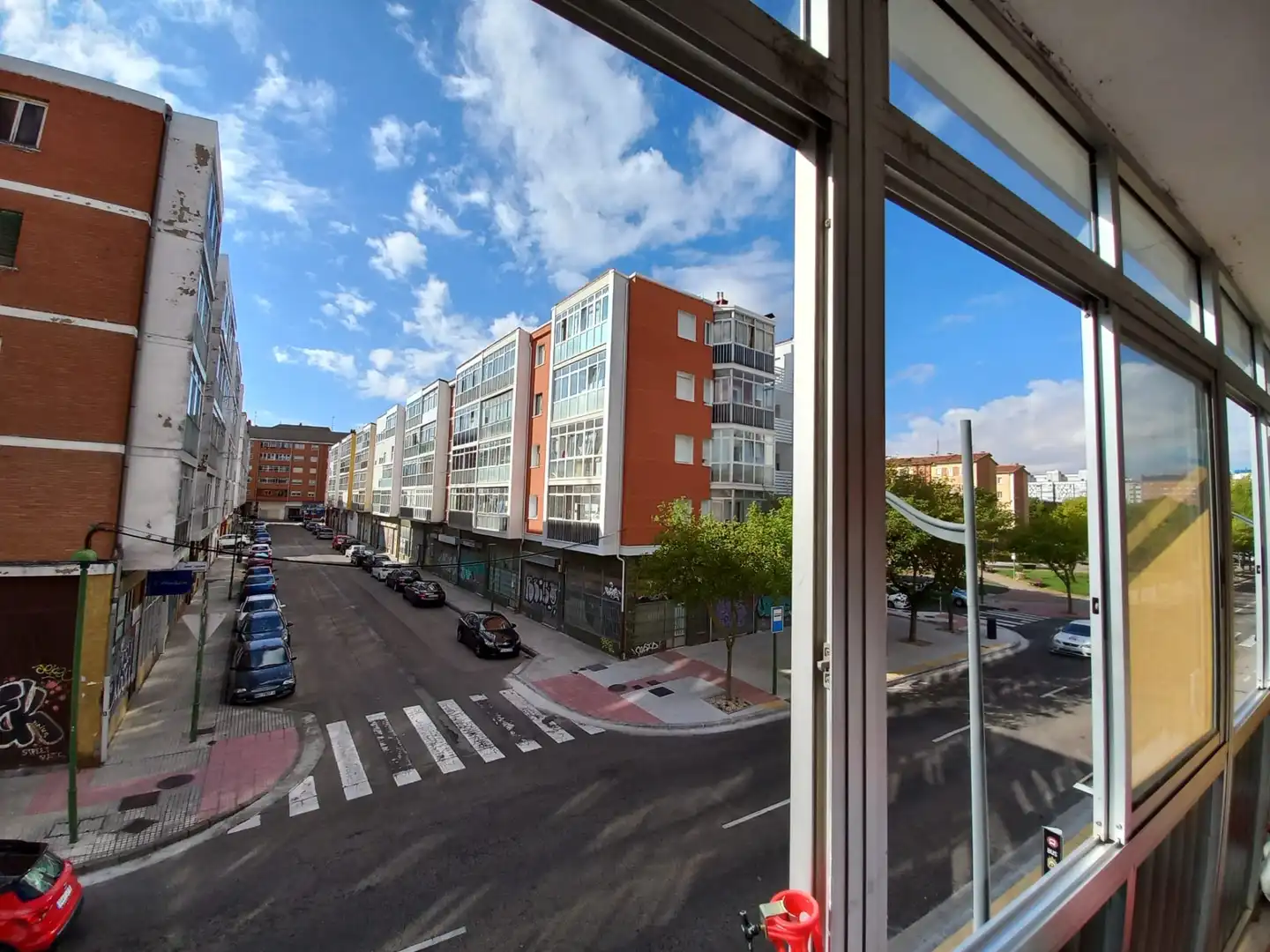 Vista exterior de Pis en venda en Burgos amb Calefacció i Terrassa