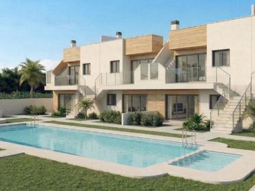Bungalow con piscina en venta en San Javier ciudad