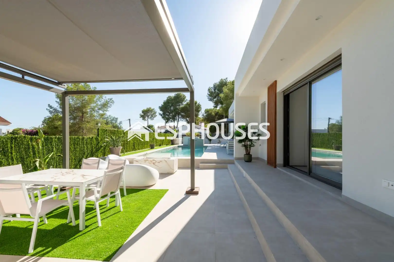 Terraza de Casa o chalet en venta en Pilar de la Horadada con Terraza, Piscina y Balcón