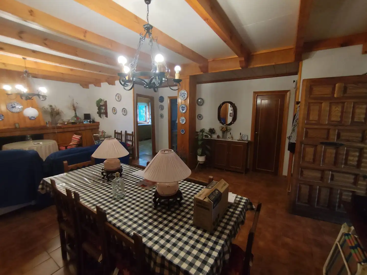 Menjador de Casa o xalet en venda en Úbeda amb Calefacció, Jardí privat i Terrassa