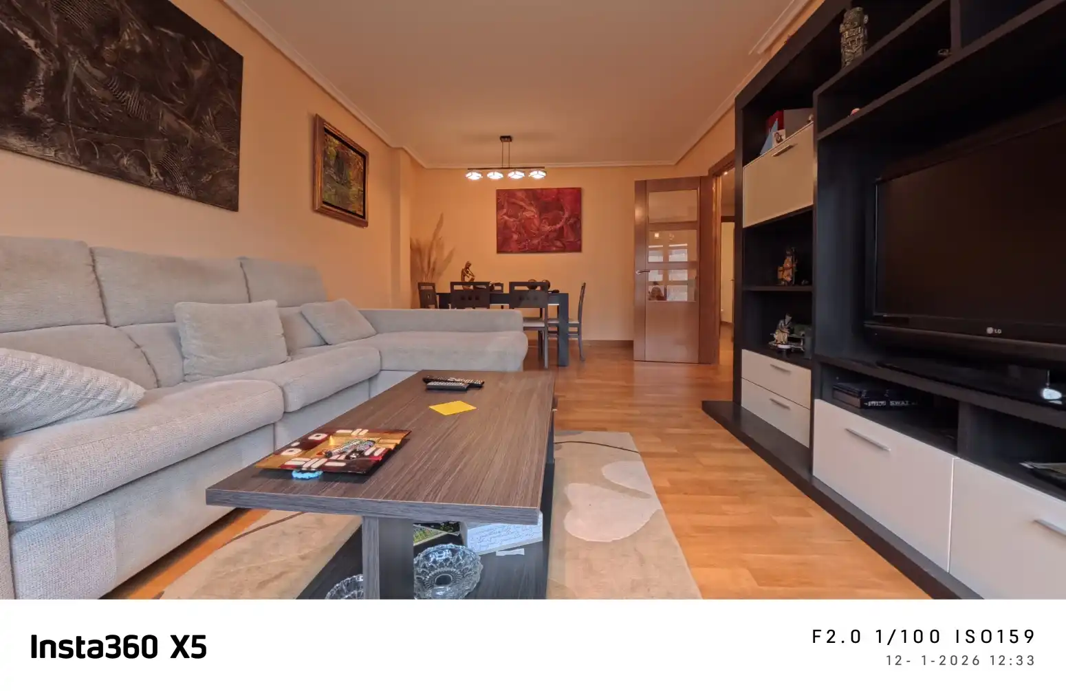 Wohnzimmer von Wohnung zum Verkauf in  Logroño mit Heizung, Privatgarten und Parkett