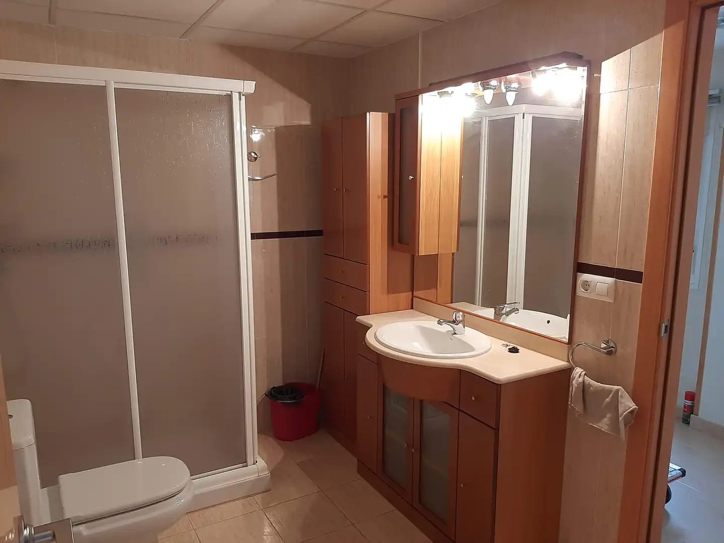 Bathroom of Flat for sale in Tauste  with Air Conditioner, Heating and Terrace