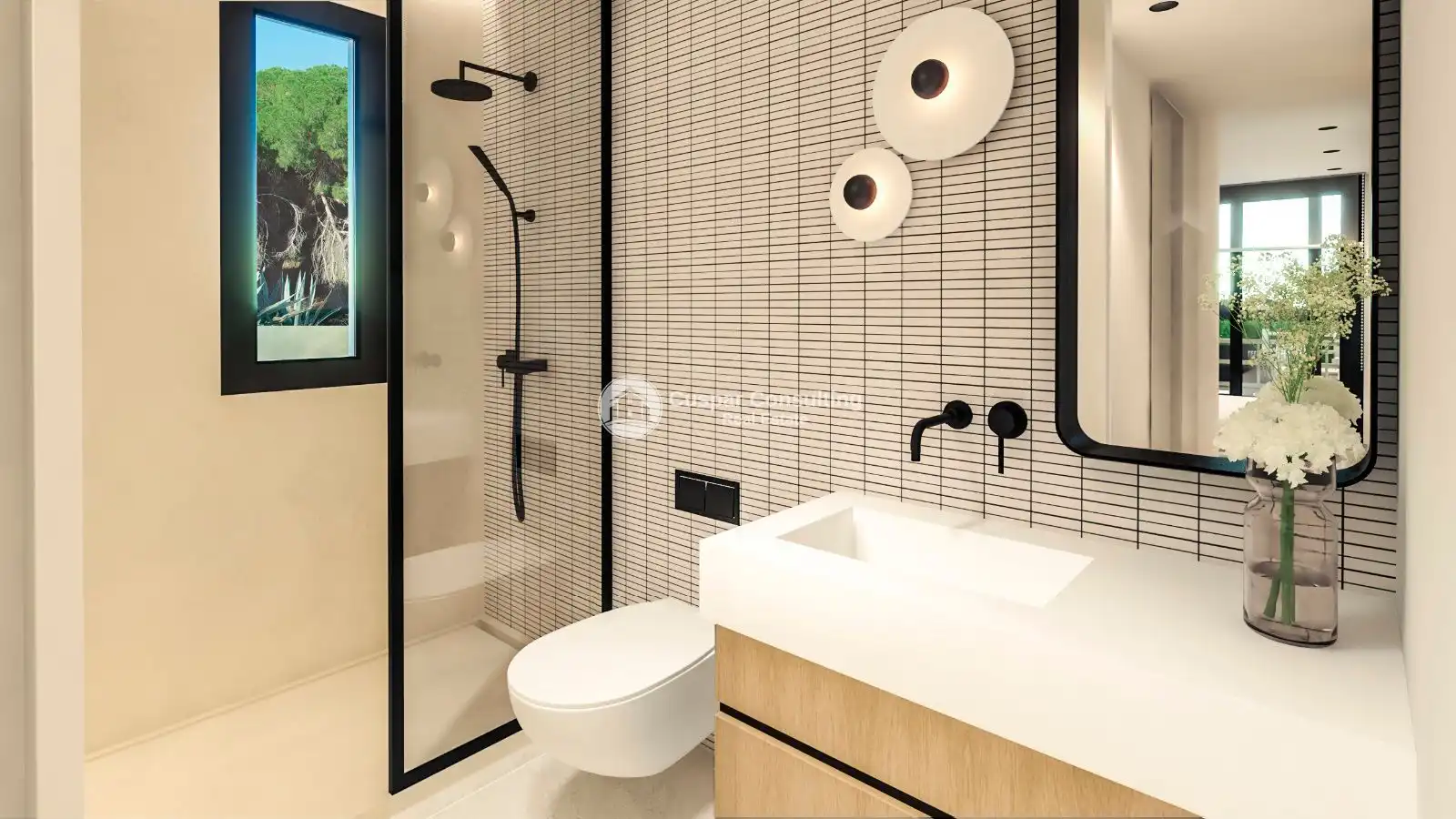 Baño de Apartamento en venta en Guardamar del Segura con Aire acondicionado, Calefacción y Terraza
