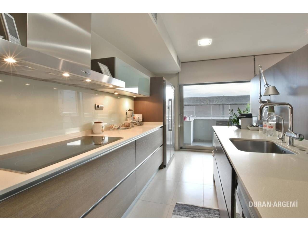 Kitchen of Single-family semi-detached for sale in Terrassa  with Air Conditioner, Parquet flooring and Terrace