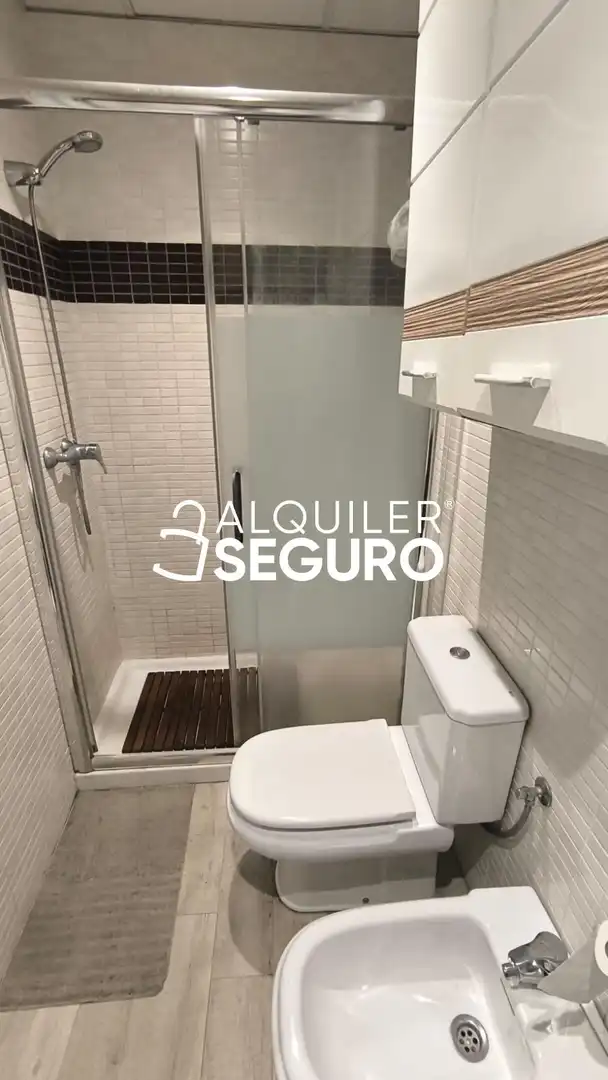 Baño de Piso de alquiler en Sevilla con Aire acondicionado y Amueblado