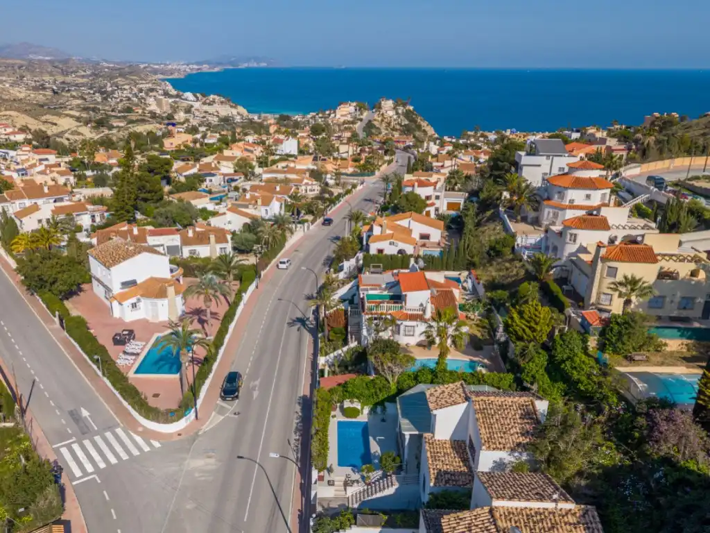 Exterior view of Houses for sale in El Campello  with Air Conditioner, Private garden and Terrace