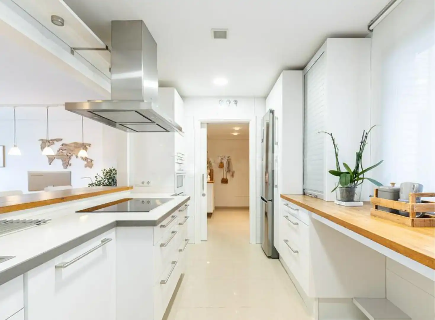Cocina de Piso de alquiler en Majadahonda con Aire acondicionado, Calefacción y Parquet